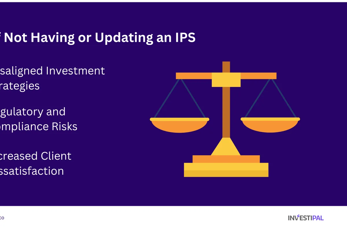 Not having or updating an Investment Policy Statement can expose financial advisors to risks.