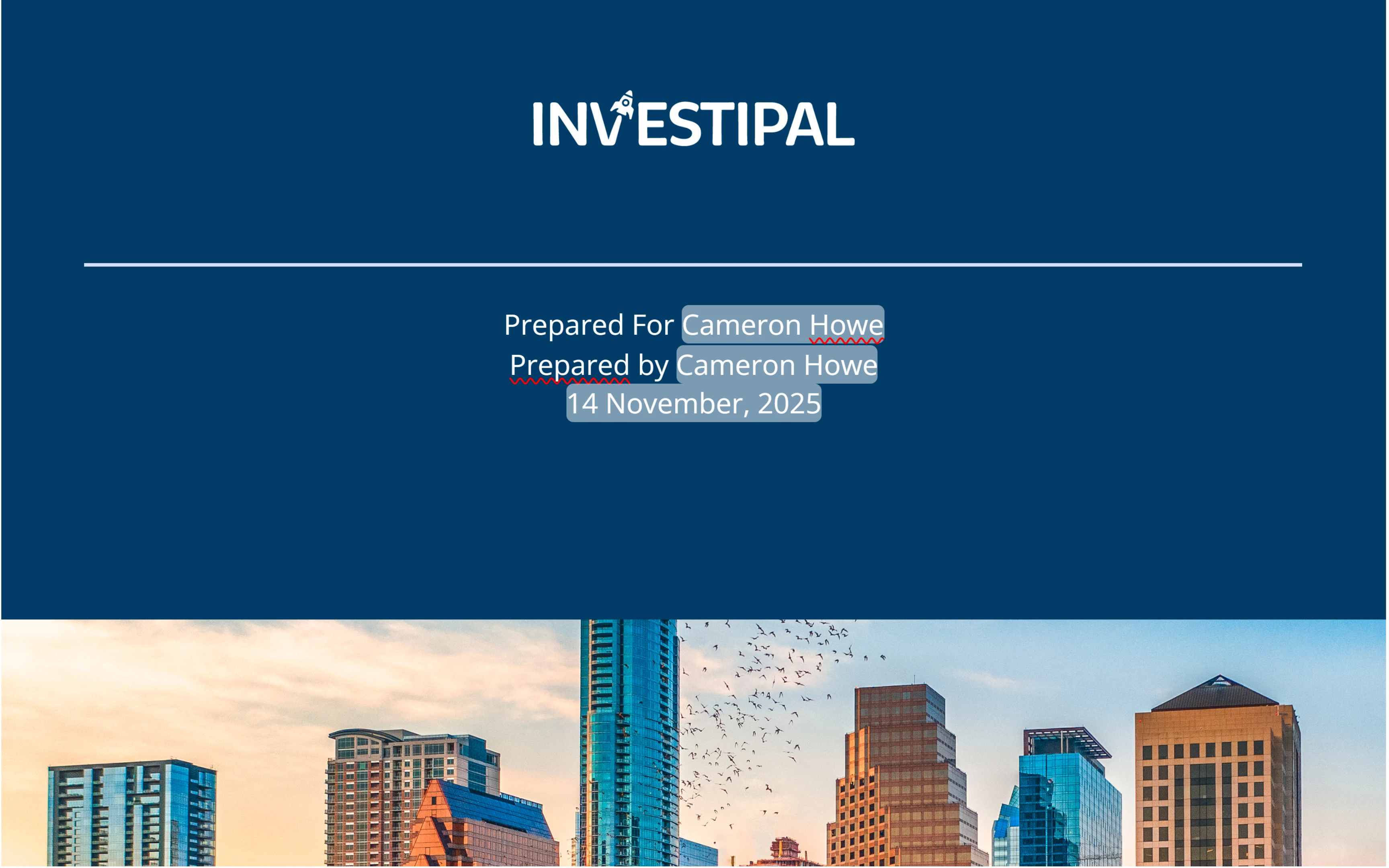 Branded investment proposal